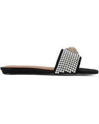 Kurt Geiger - Suede Kensington Flat Sandals - Lyst