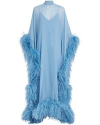 ‎Taller Marmo - Silk Casta Spirito Kaftan Maxi Dress - Lyst