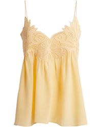 Ulla Johnson - Silk Embroidered Rosie Top - Lyst
