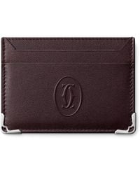 Cartier - Leather Must De Double Card Holder - Lyst