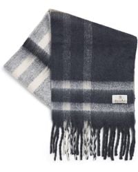 Barbour - Knitted Bouclé Tartan Isla Scarf - Lyst