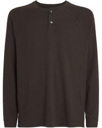 PAIGE - Long-Sleeved Henley Top - Lyst