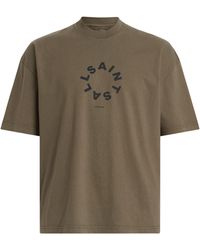 AllSaints - Organic Cotton Oversized Tierra T-shirt - Lyst
