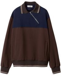 Miu Miu - Asymmetric-Zip Polo Sweatshirt - Lyst
