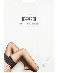 Wolford - Satin Touch 20 Lace Knee-high Stockings - Lyst