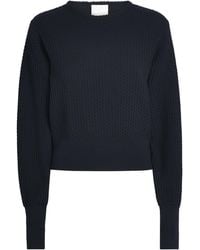 Molli - Virgin Wool-Blend Wicker-Stitch Sweater - Lyst