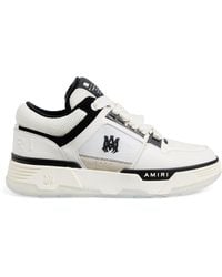 Amiri - Ma-1 Leather And Mesh Low-top Trainers - Lyst