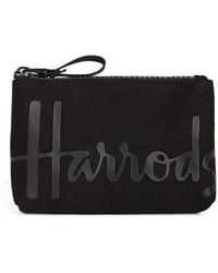 Harrods - Cotton Logo Coin Purse - Lyst