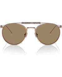 Brunello Cucinelli - Titanium Bc2004St Sunglasses - Lyst