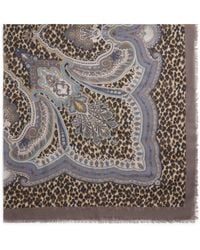 Etro - Leopard Print Aida Shawl - Lyst
