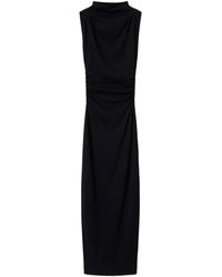 AllSaints - Stretch-Cotton Katarina Maxi Dress - Lyst