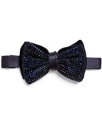 Giorgio Armani - Silk Pre-Tied Embellished Bowtie - Lyst