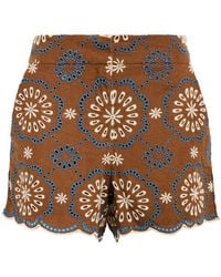Veronica Beard - Linen Allen Shorts - Lyst