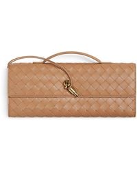 Bottega Veneta - Leather Andiamo Clutch Bag - Lyst