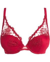 Simone Perele - Lace Intrigue Plunge Push-Up Bra - Lyst