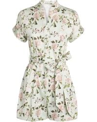 Alice + Olivia - Floral Lucy Playsuit - Lyst