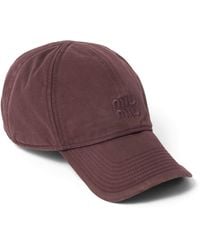 Miu Miu - Drill Baseball Cap - Lyst