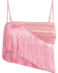 PATBO - Fringed Bra Top - Lyst