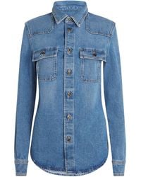 Kiton - Denim Long-Sleeve Shirt - Lyst