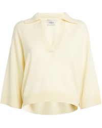 LeKasha - Cashmere Knitted Polo Shirt - Lyst