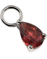 Astrid & Miyu - And Garnet Birthstone Earring Charm - Lyst