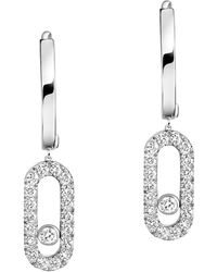 Messika - Move Uno And Diamond Drop Earrings - Lyst