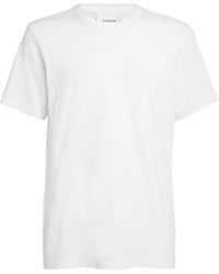 FRAME - Cotton T-Shirt - Lyst