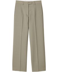 Miu Miu - Mohair-Wool Tailored Trousers - Lyst