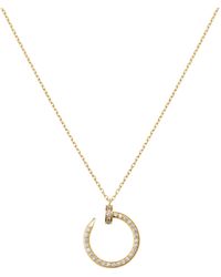 Cartier - And Diamond Juste Un Clou Necklace - Lyst