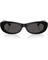 Jimmy Choo - Oval Logo Sunglasses - Lyst