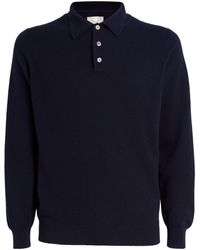 Harrods - Cashmere Long-sleeve Polo Shirt - Lyst