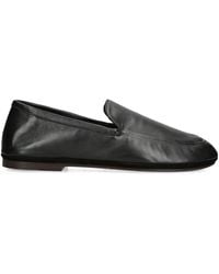 Lemaire - Leather Outdoor Slippers - Lyst