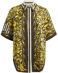ALÉMAIS - Hemp Printed Mona Shirt - Lyst