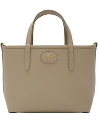 Burberry - Mini Leather Reversible Bloomsbury Tote​ Bag - Lyst
