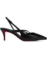 Christian Louboutin - Twistissimo Leather Slingback Pumps 60 - Lyst