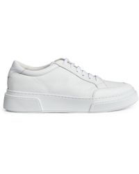 Giorgio Armani - Leather Low-top Sneakers - Lyst