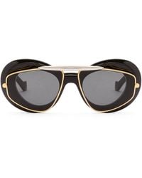 Loewe - Double-frame Wing Sunglasses - Lyst