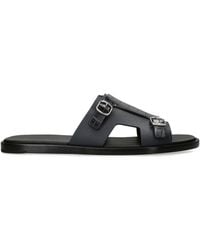 Santoni - Crocodile Monk Sandals - Lyst