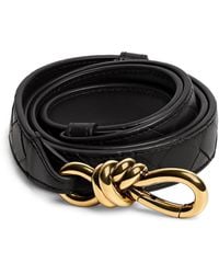 Bottega Veneta - Leather Andiamo Belt - Lyst