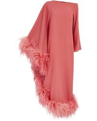 ‎Taller Marmo - Feather-trim Ubud Extravaganza Dress - Lyst