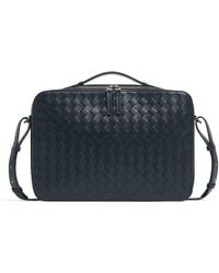 Bottega Veneta - Leather Slim Getaway Briefcase - Lyst