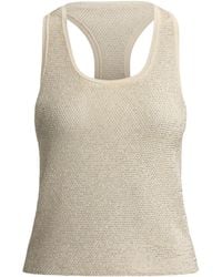 Ralph Lauren - Mulberry Silk Embellished Tank Top - Lyst