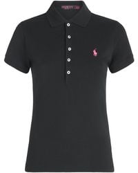 Polo Ralph Lauren - Stretch-Cotton Julie Polo Shirt - Lyst