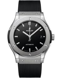 Hublot - Titanium Classic Fusion Watch - Lyst