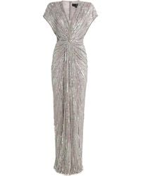 Jenny Packham - Sequinned Zola Gown - Lyst