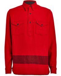 Polo Ralph Lauren - Wool-blend Half-button Shirt - Lyst