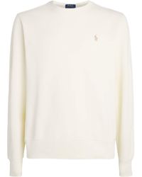 Polo Ralph Lauren - Cotton Loopback Fleece Sweatshirt - Lyst