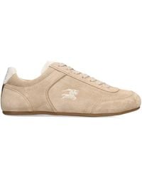 Burberry - Leather Knight Low-Top Sneakers - Lyst