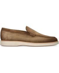 Magnanni - Suede Paraiso Loafers - Lyst
