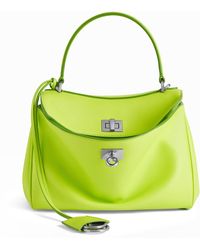 Balenciaga - Mini Leather Rodeo Top-Handle Bag - Lyst